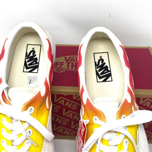 💖MEGA SALE💖VANS Era Flame White Off Suede Canvas Men's Sneakers VN0A4BV4223 - Picture 6 of 10